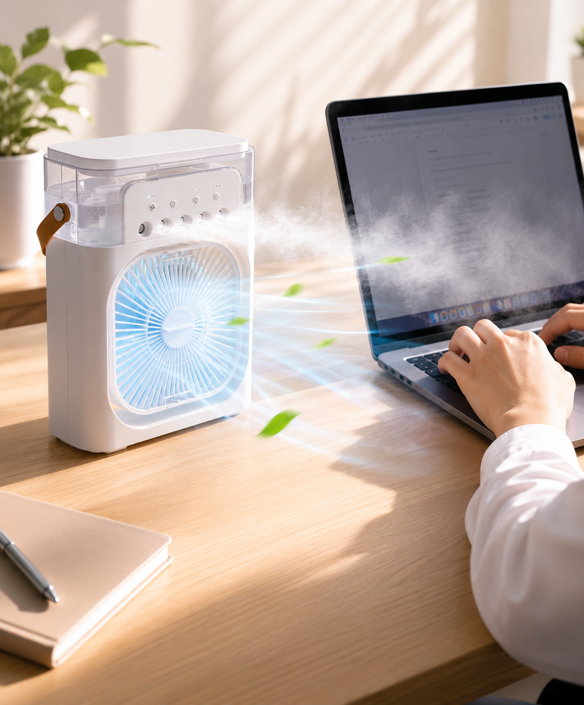 Ventilateur Rafraîchissant 3-en-1